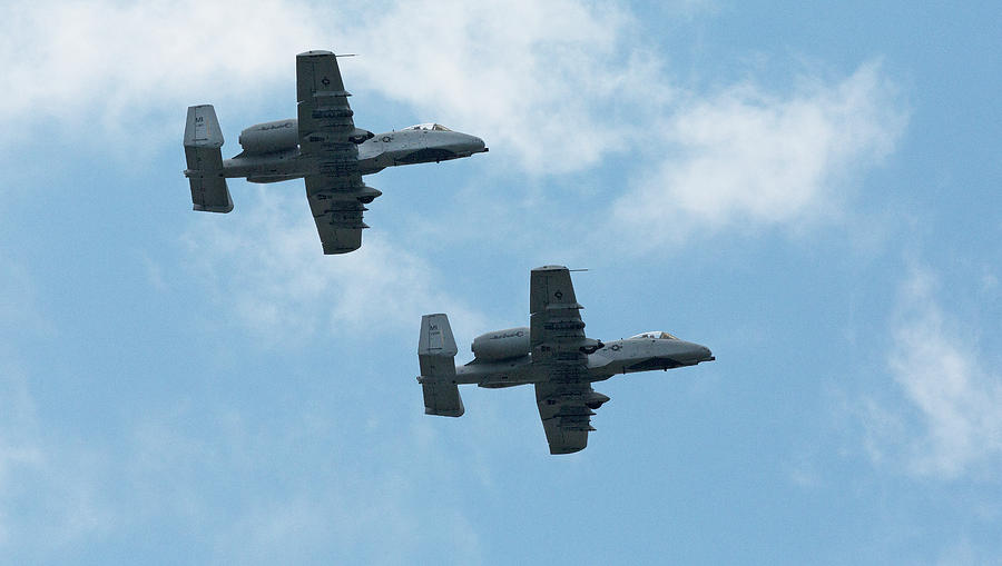 A-10 Thunderbolt II known as the Warthog is the US Air Force twi ...