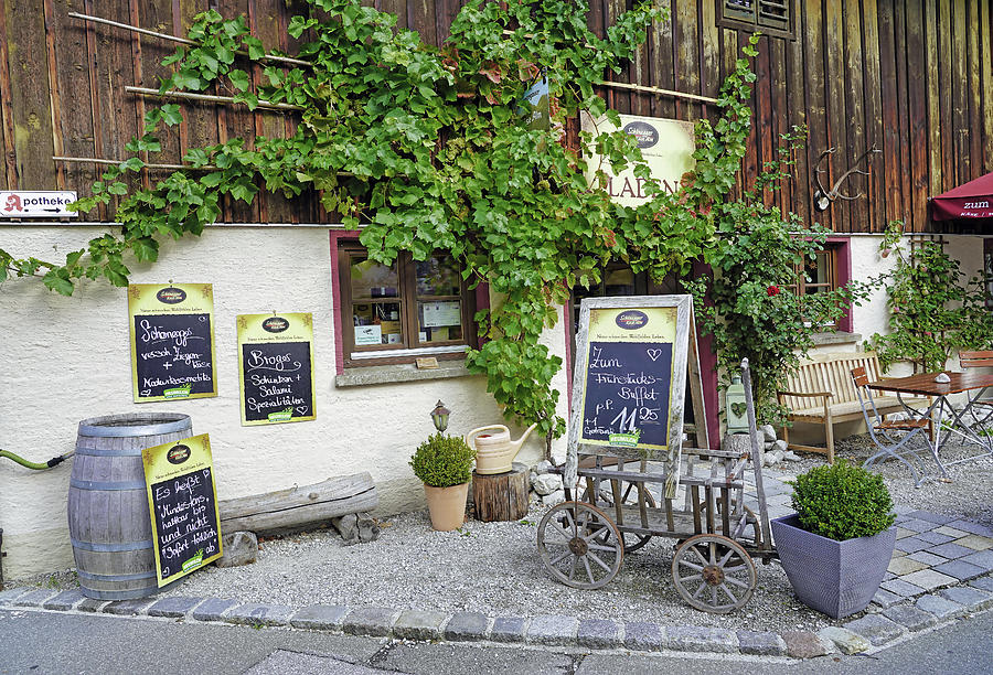 A Bavarian Restaurant In Oberammergau Germany #2 Photograph by Rick Rosenshein