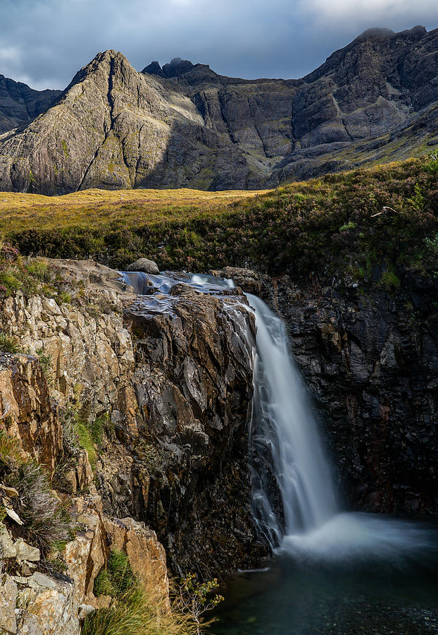 A Beautiful Waterfall At Fairy Pools In Isle Of Skye Scotland Photograph By George Afostovremea