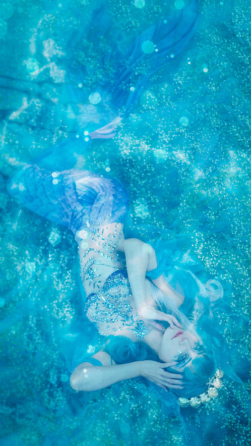 A Blue Mermaid #2 Photograph by Corydoras