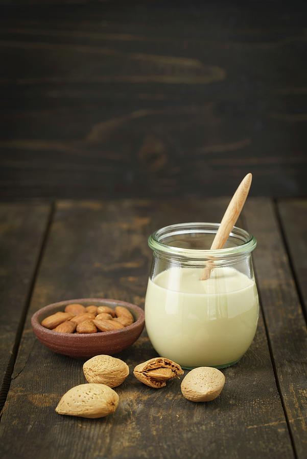 A Jar Of Almond Mousse #2 Photograph by Elisabeth Clfen