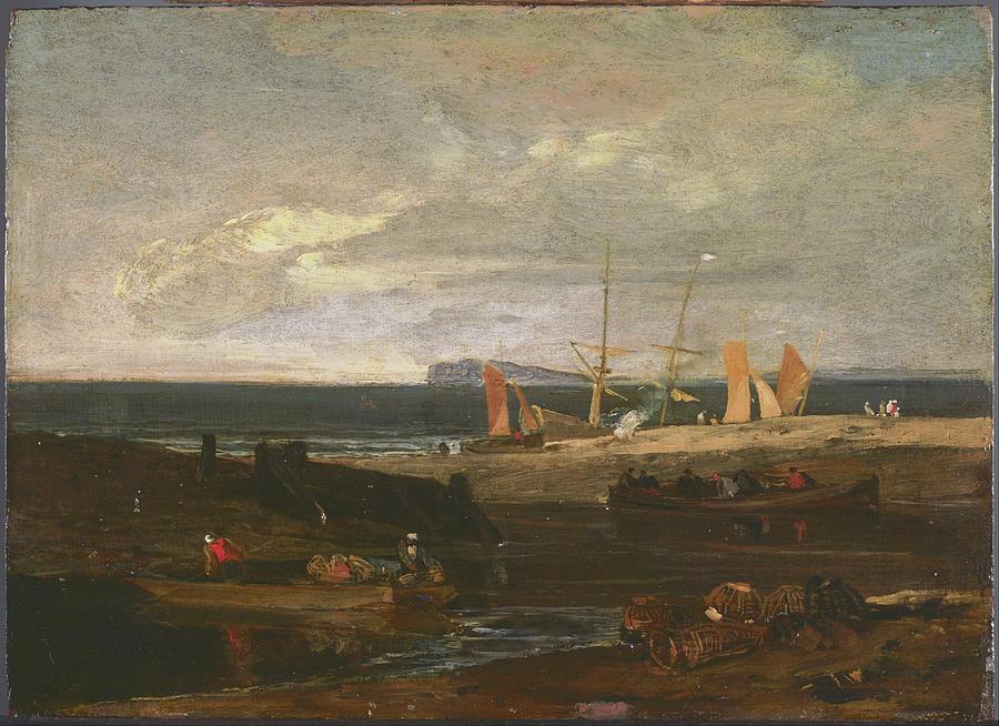 Joseph Mallord William Turner Painting - A Scene on the English Coast #3 by Joseph Mallord William Turner