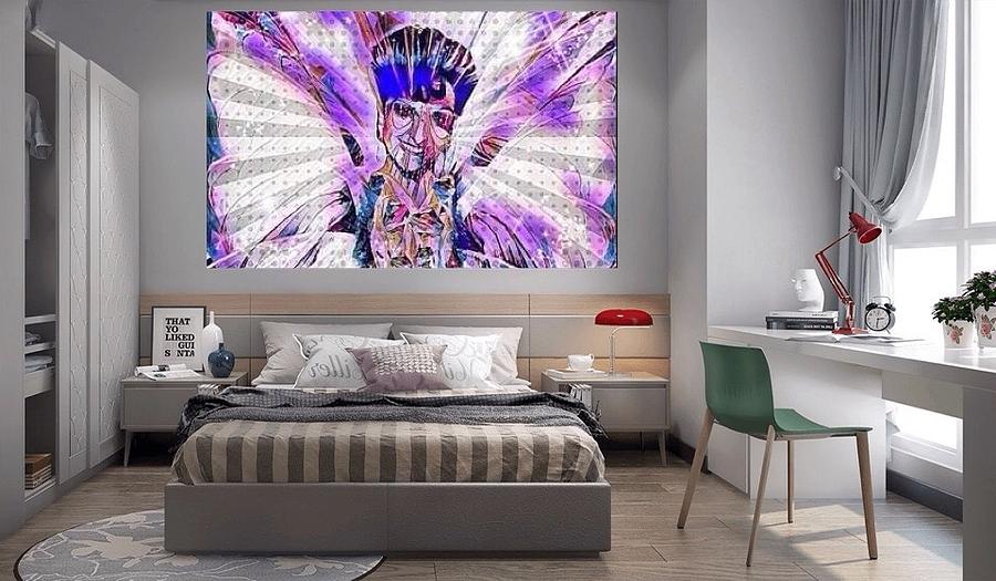 A View Of Art Used For Interior Design Digital Art