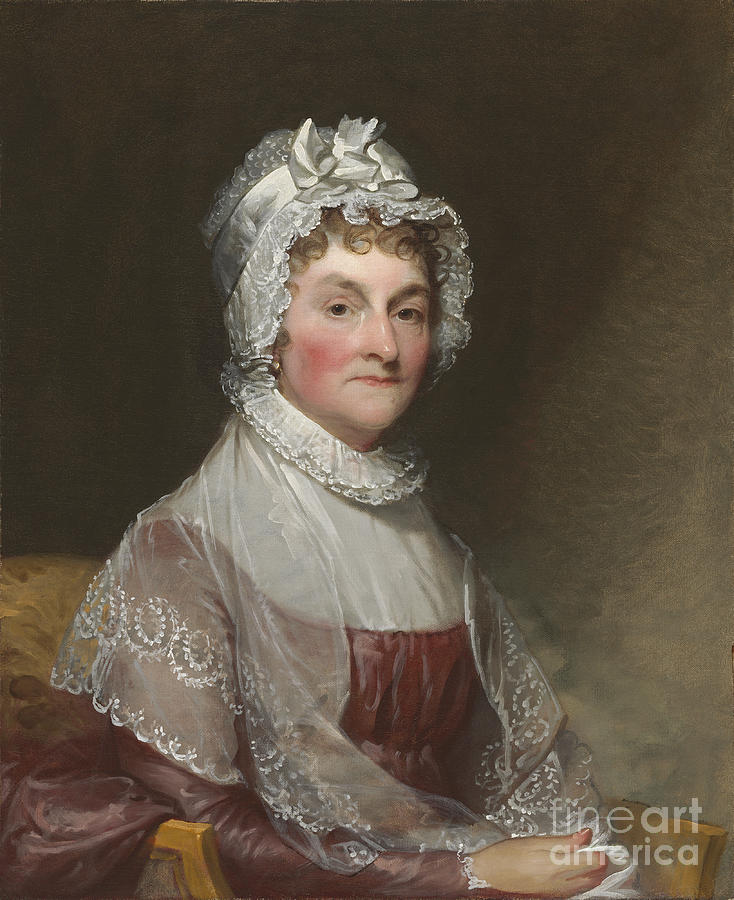 Portrait Painting - Abigail Smith Adams by Gilbert Stuart