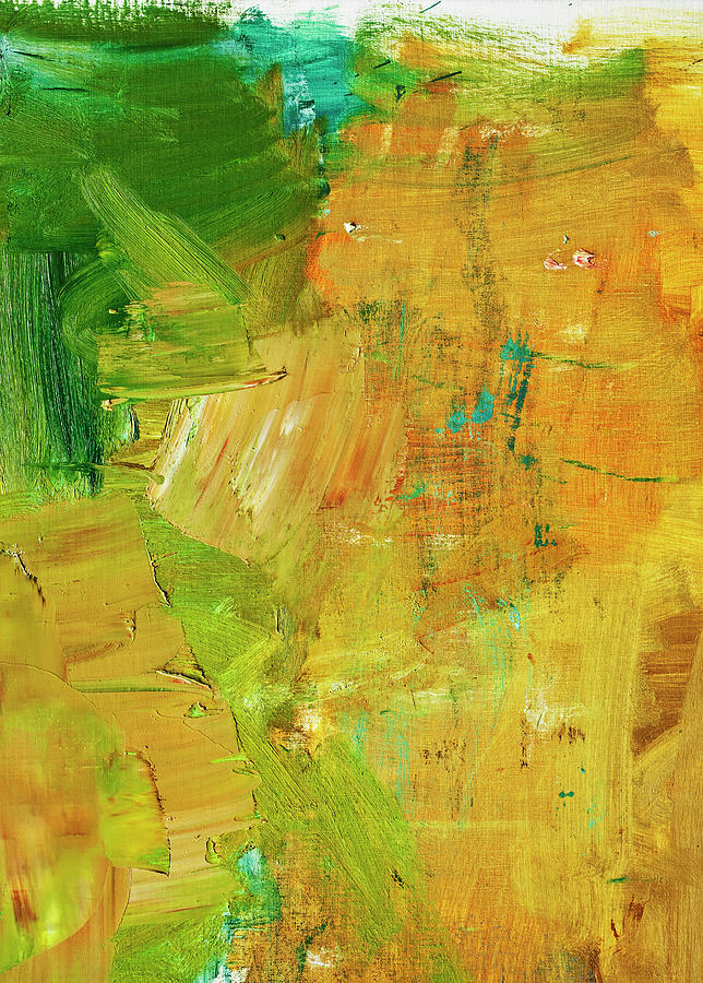 Abstract Painted Green Art Backgrounds #2 Photograph by Ekely