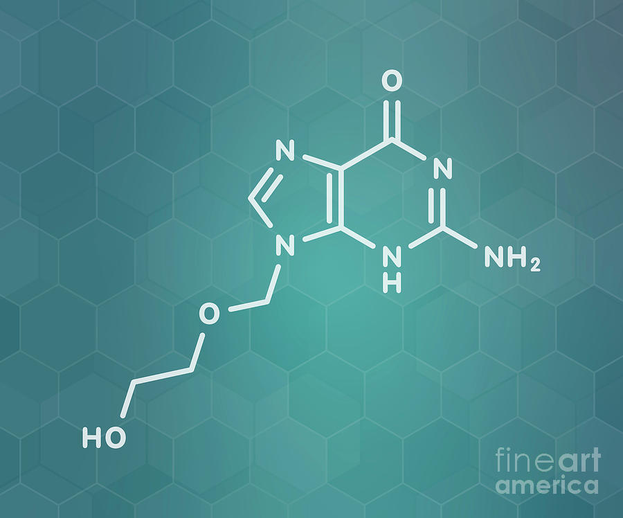 Acyclovir Antiviral Drug Photograph by Molekuul/science Photo Library ...