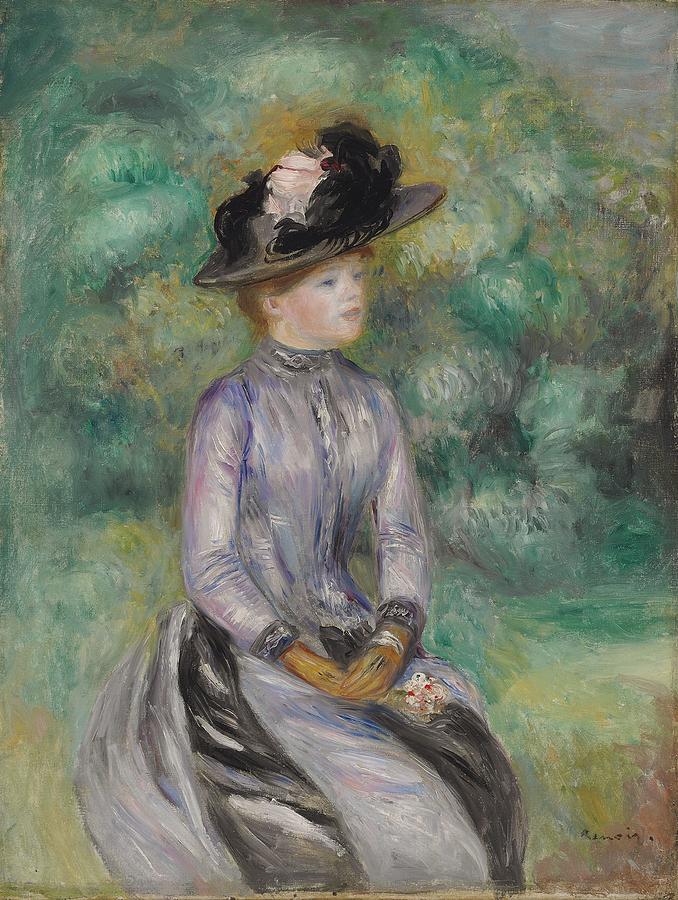 Adrienne Painting By Pierre Auguste Renoir 