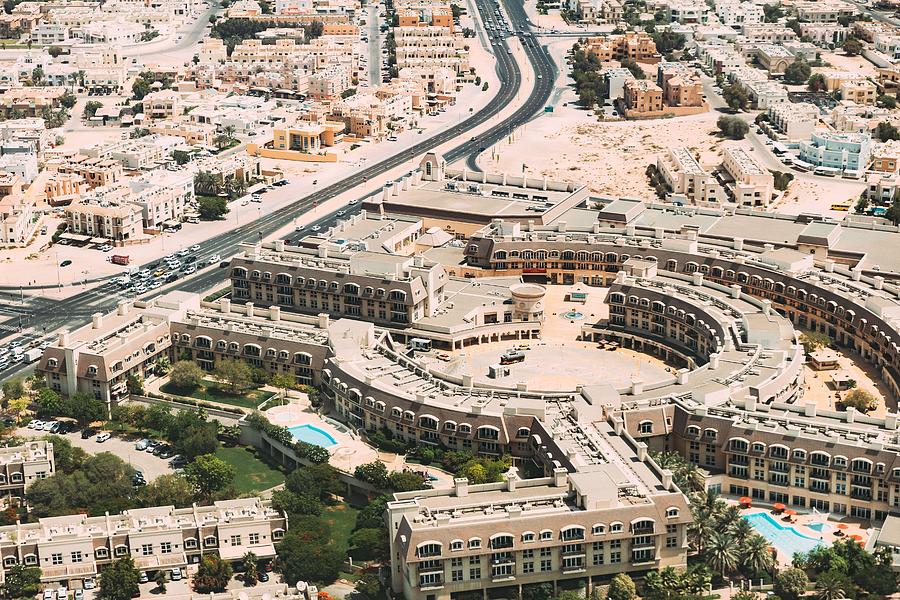 City Photograph - Aerial View Of Cityscape Of Dubai #2 by Ryhor Bruyeu
