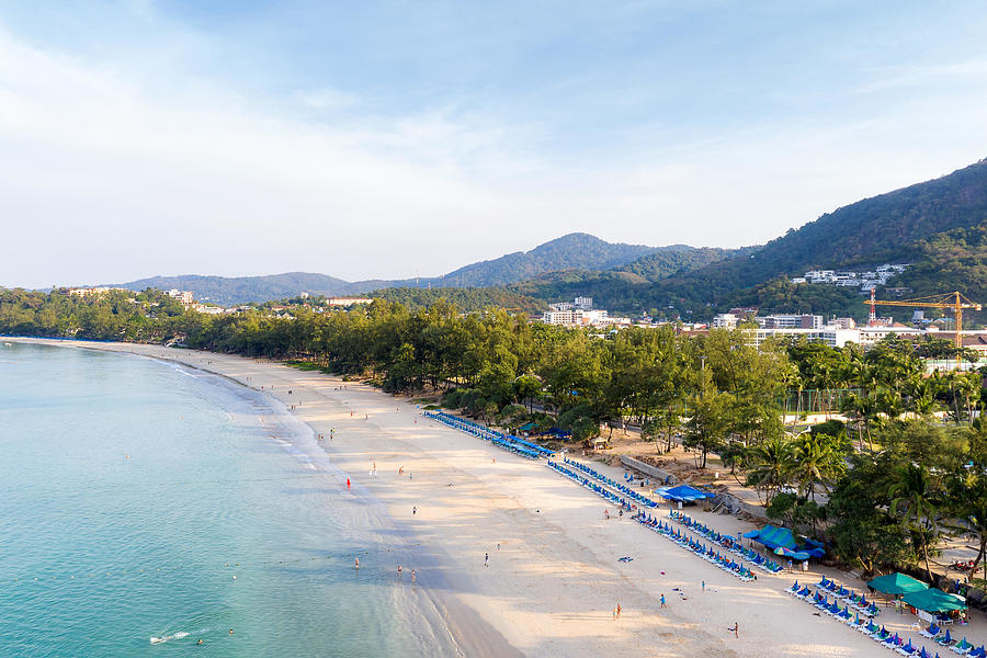 Aerial View Of People Swimming Photograph by Prasit Rodphan - Fine Art ...