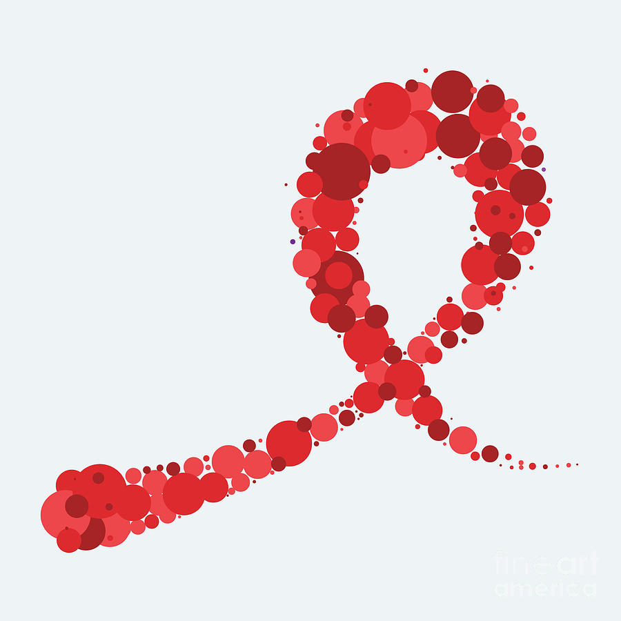 Aids Awareness Ribbon #2 Photograph by Art4stock/science Photo Library