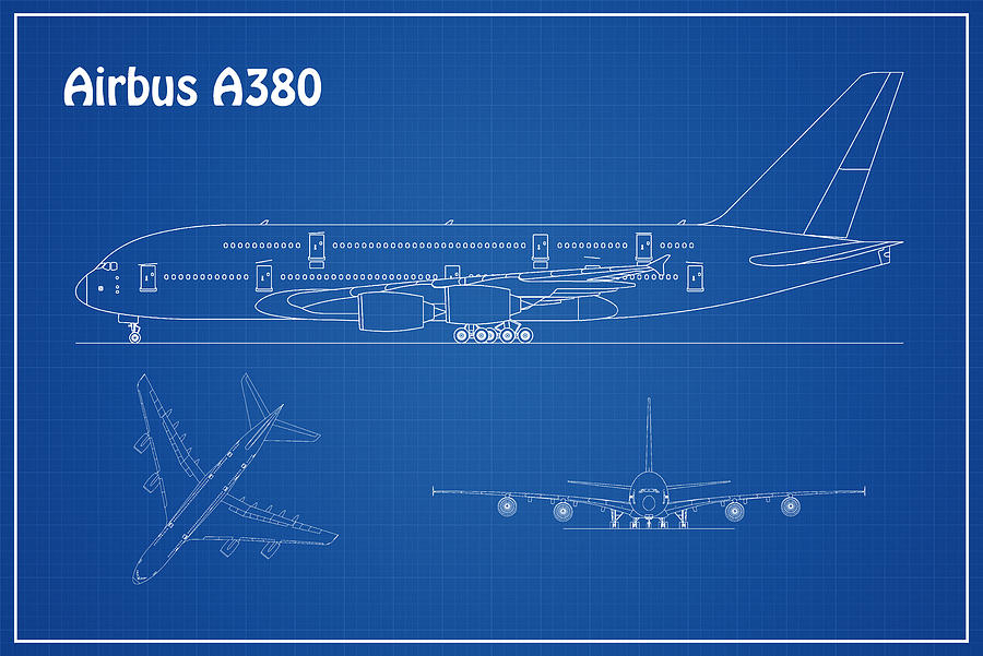 Чертеж airbus a350