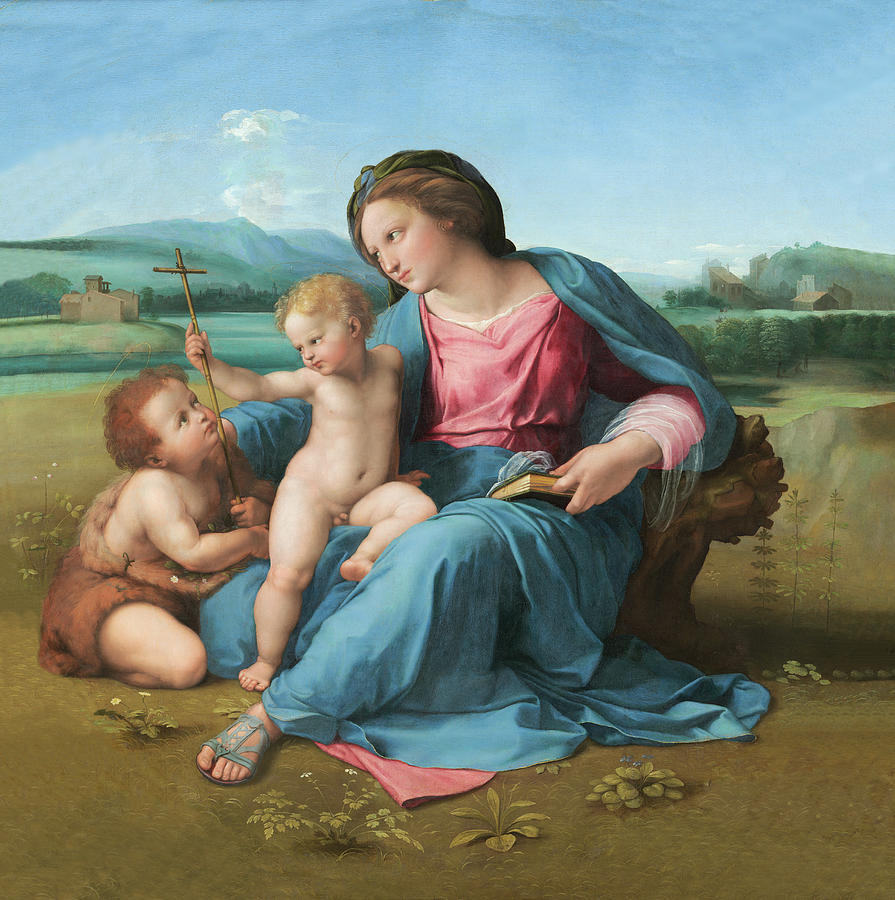 Alba Madonna  #2 Painting by Raphael