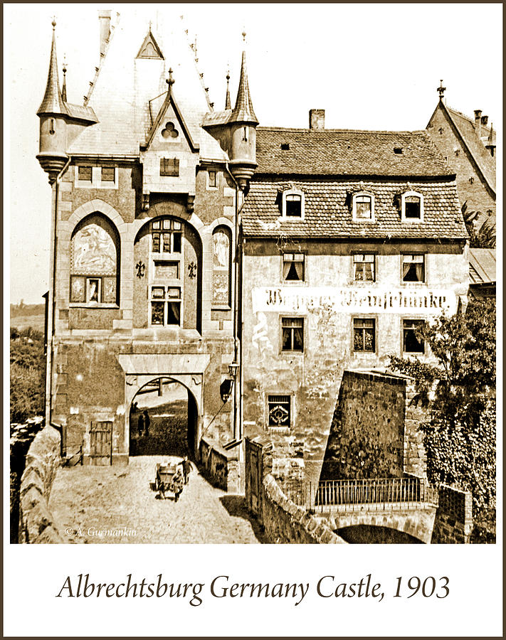 Albrechtsburg Germany Castle, 1903 Vintage Photograph #2 Photograph by A Macarthur Gurmankin