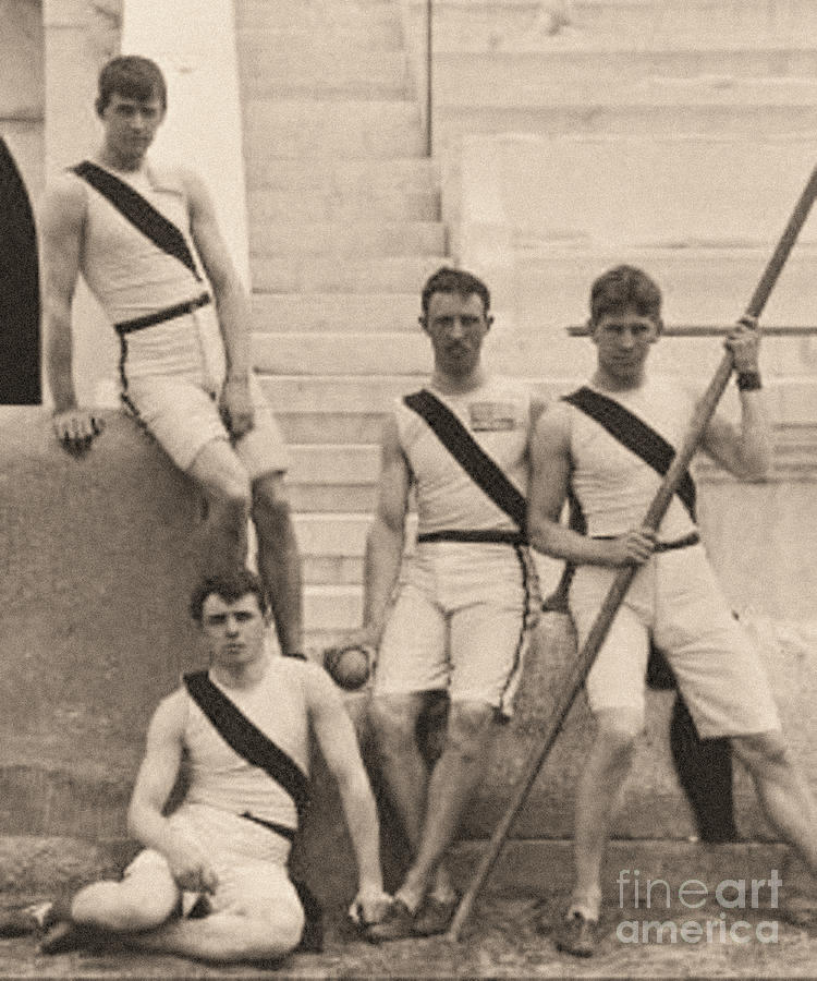 American Athletes At The Summer Olympics, Athens, Greece, 1896 Photograph by European School