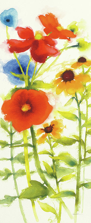 Flower Painting - Americana Meadow IIi #2 by Shirley Novak