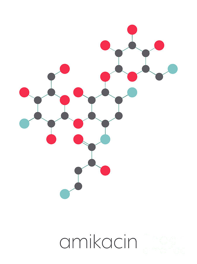 Amikacin Aminoglycoside Antibiotic #2 Photograph by Molekuul/science ...