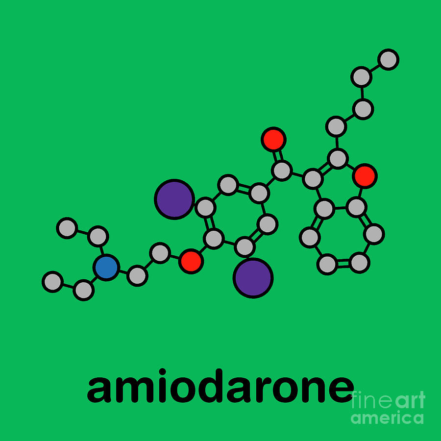 Amiodarone Antiarrhythmic Drug #2 by Molekuul/science Photo Library