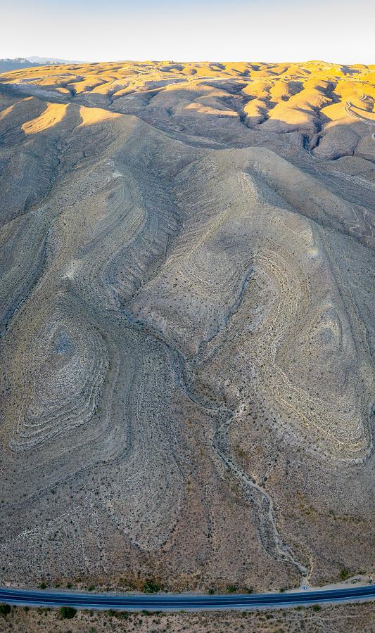 Mountain Photograph - An Aerial View Shows A Rugged Mountain #2 by Ethan Daniels