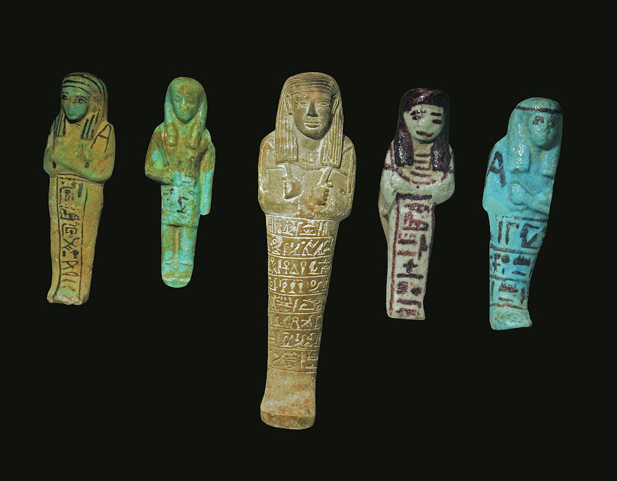 Ancient Egyptian Shabti Figurines #2 Photograph by Millard H. Sharp