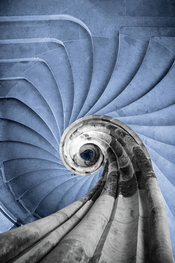 Ancient Spiral Staircase #2 Photograph by Philartphace