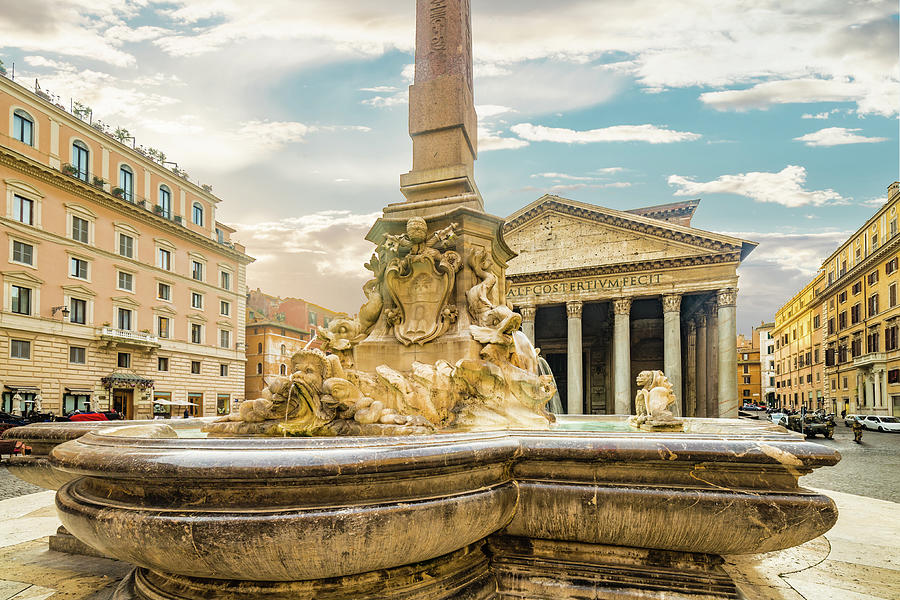 ancient square in Rome #2 Photograph by Vivida Photo PC