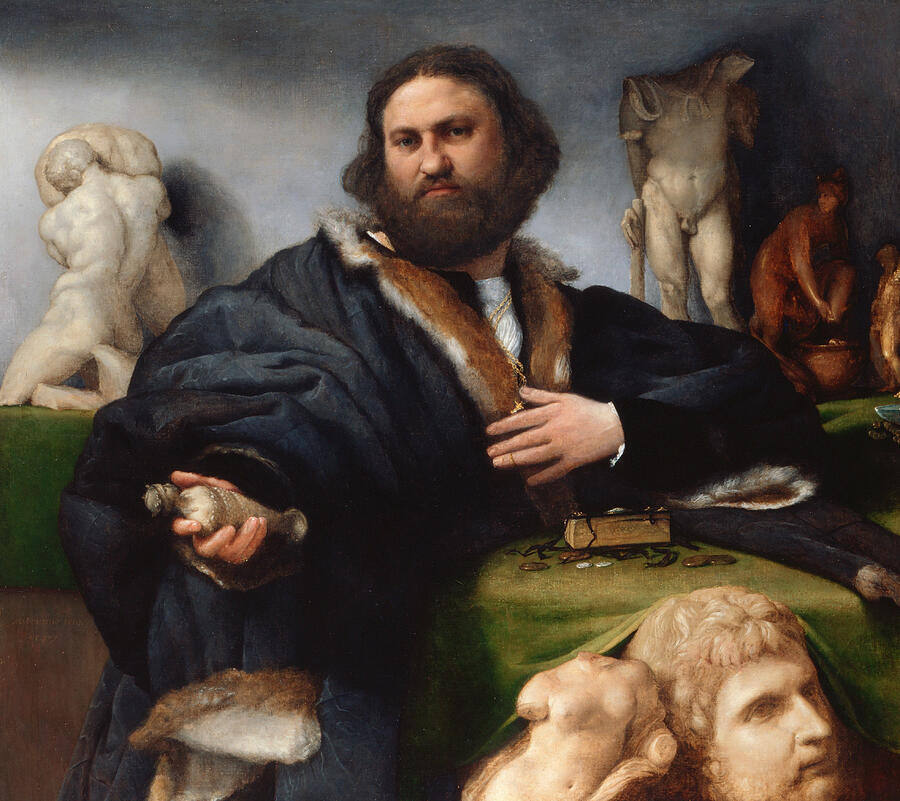 Andrea Odoni #2 Painting by Lorenzo Lotto