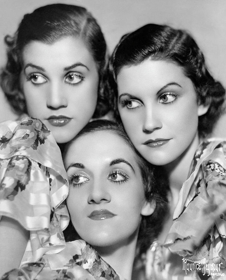 Andrews Sisters Portrait Session #2 Photograph by Michael Ochs Archives