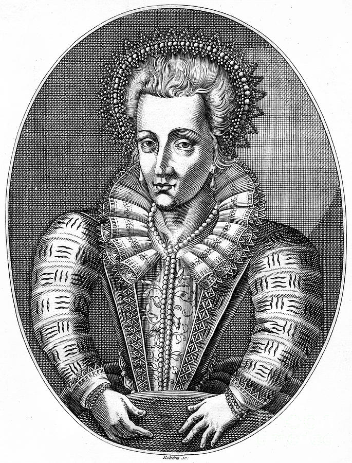 Anne Of Denmark, Queen Consort Of King #2 Drawing by Print Collector
