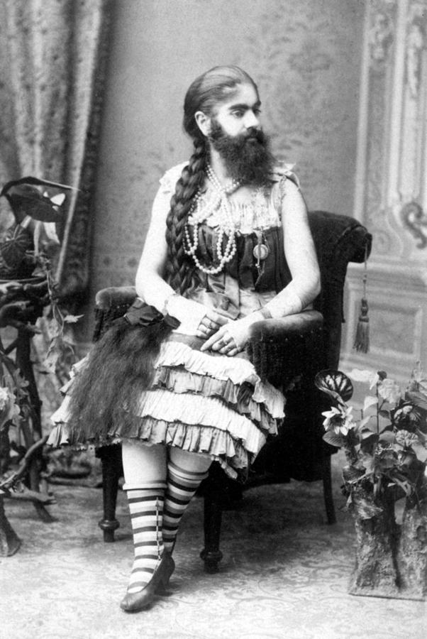 Annie Jones, American Bearded Lady #2 Photograph by Science Source
