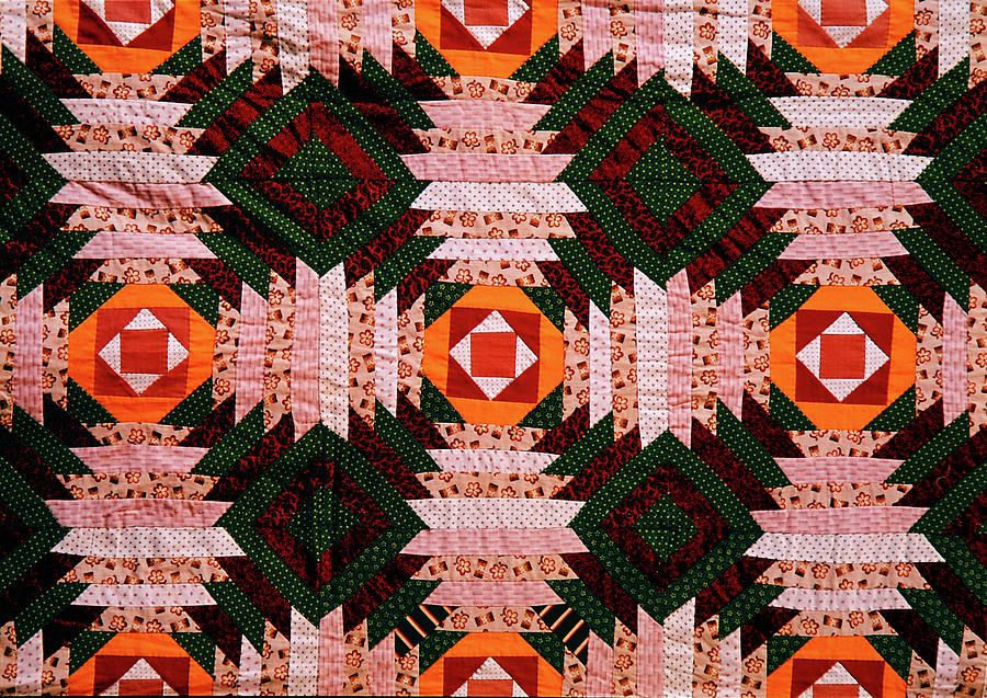 Pattern Photograph - Antique Quilt #3 by Henry Groskinsky