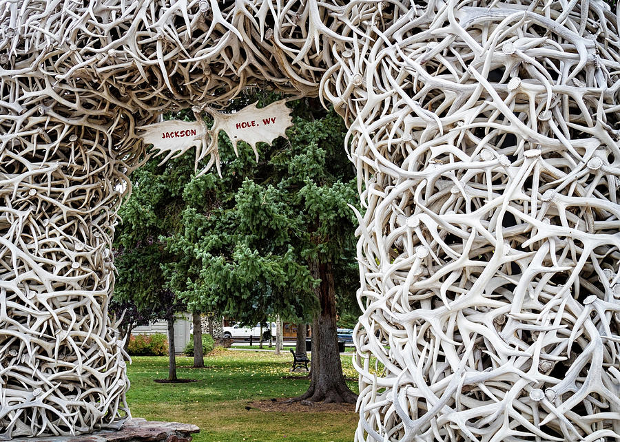 Antler Arch Jackson Hole #2 Photograph by Shirley Mitchell