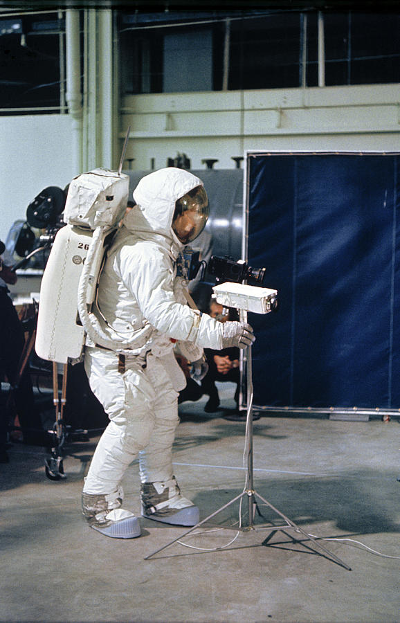 Apollo 11, Neil Armstrong Eva Training #2 Photograph by Science Source