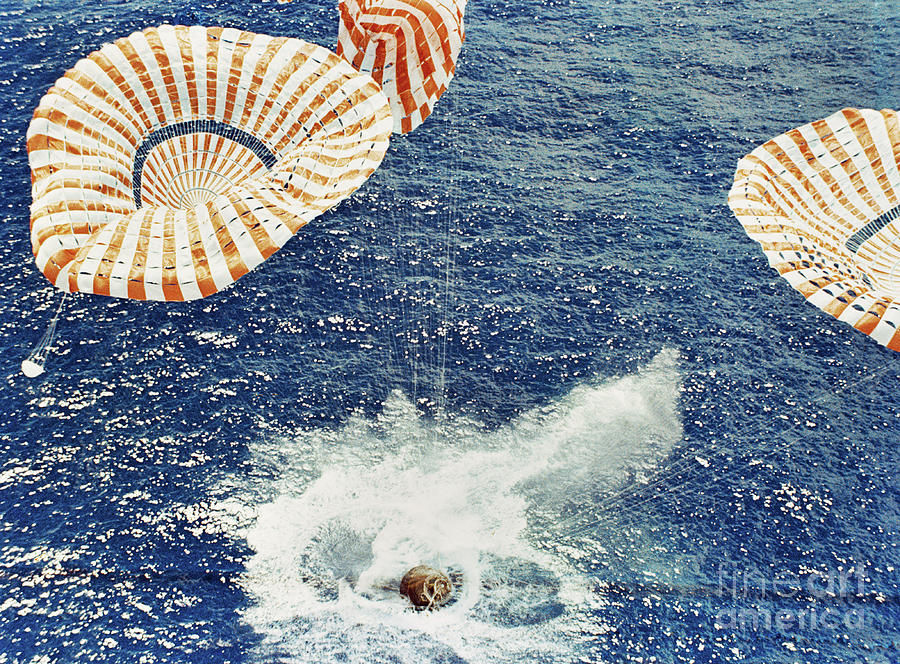 Apollo 15 Splashdown #2 by Nasa/science Photo Library