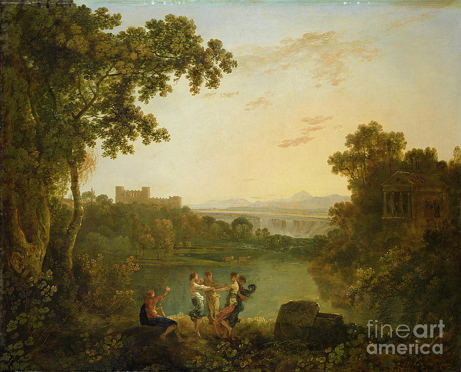 Apollo And The Seasons Painting by Richard Wilson