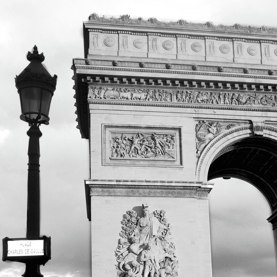 Paris Photograph - Arc De Triomphe #2 by Emily Navas