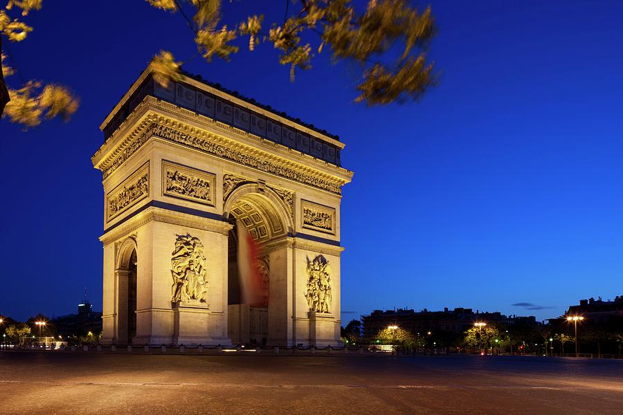 Arc De Triomphe In Paris Digital Art by Massimo Ripani - Pixels