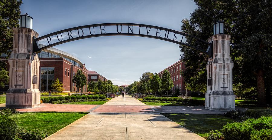 Arched Entry To Purdue University Photograph by Mountain Dreams - Fine ...