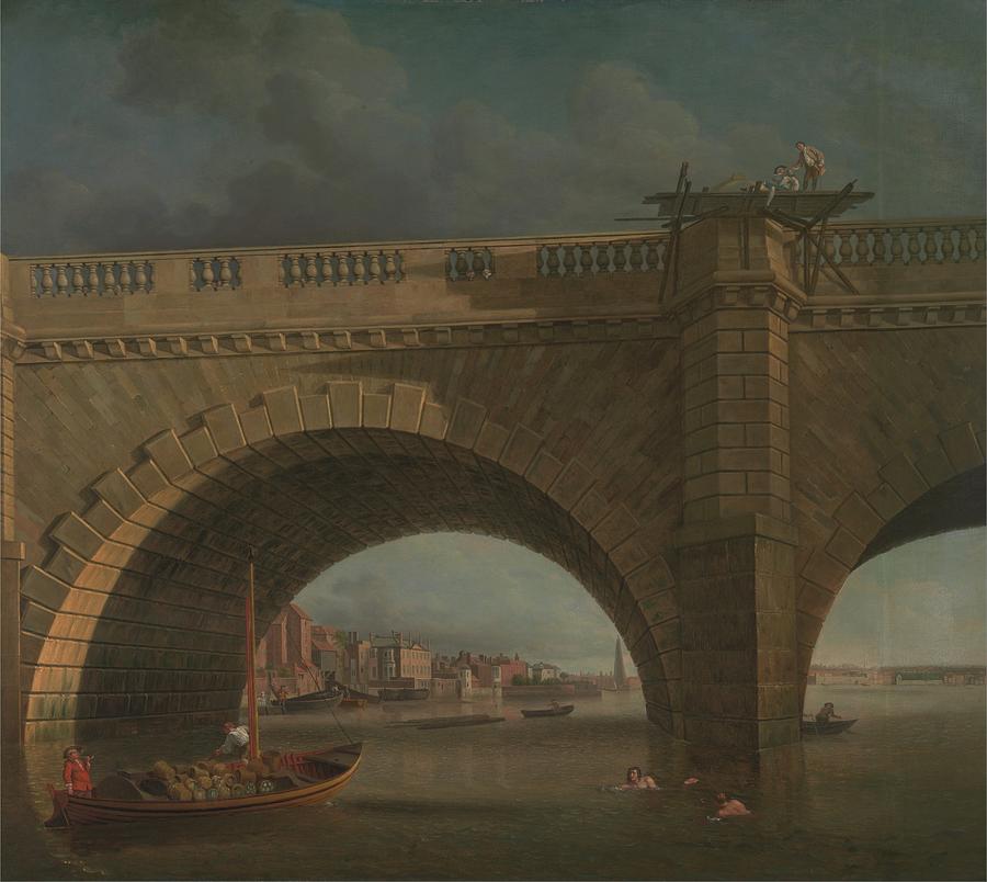 Arches Of Westminster Bridge Painting by Samuel Scott Arches Of Westminster Bridge Painting by Samuel Scott