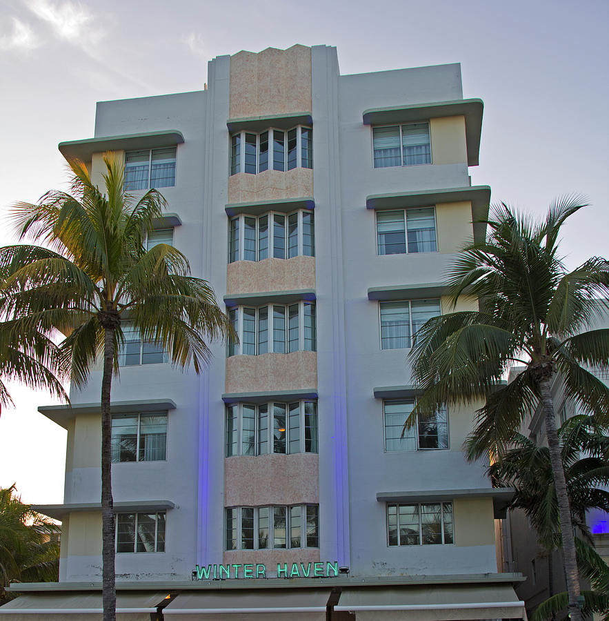 Art Deco - South Beach - Miami Beach #3 Photograph by Richard Krebs