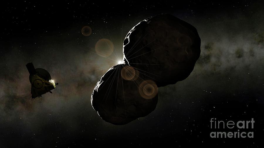 Artwork Of Ultima Thule 2 by Mark Garlick science Photo Library