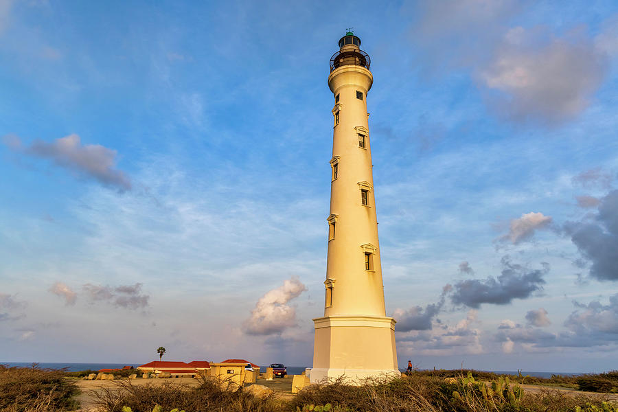 Aruba, California Lighthouse #2 Digital Art by Claudia Uripos