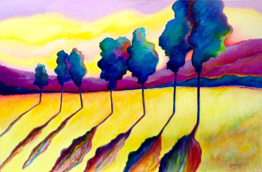 Evening Shadows Painting by Jeannine Paul - Pixels