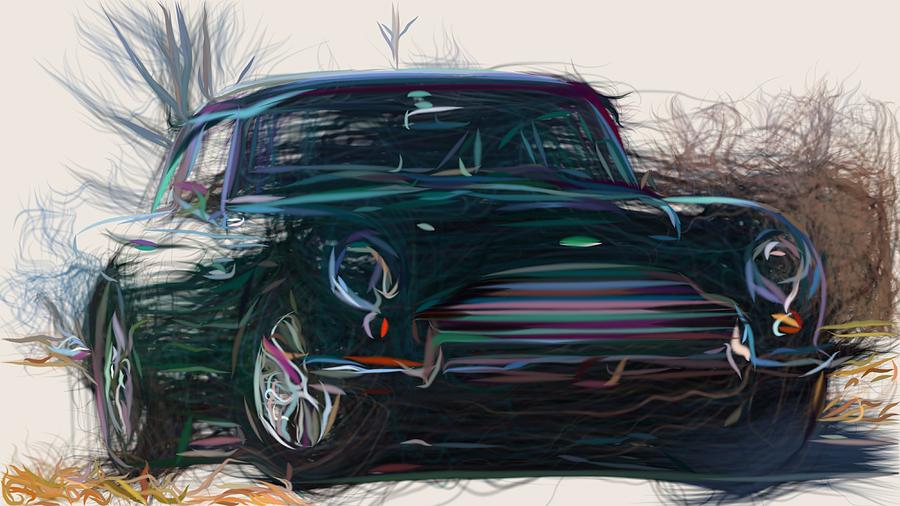 aston martin db5 drawing