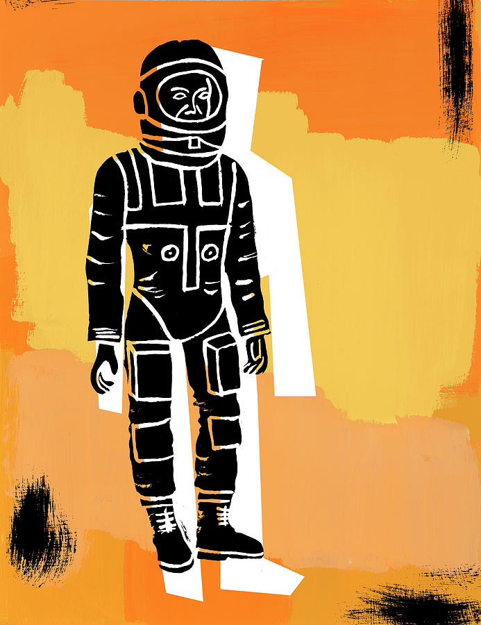 Science Fiction Drawing - Astronaut #2 by CSA Images