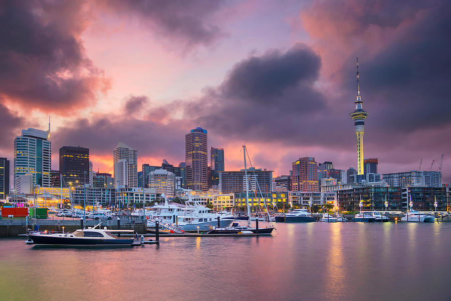 Architecture Photograph - Auckland. Cityscape Image Of Auckland #2 by Rudi1976
