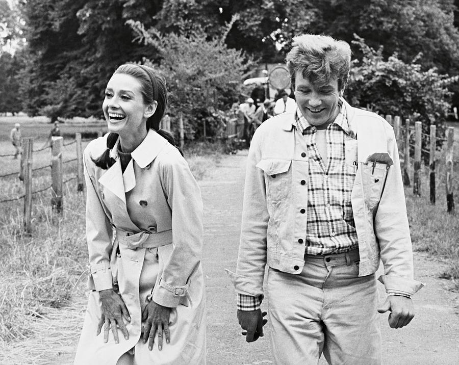 AUDREY HEPBURN and ALBERT FINNEY in TWO FOR THE ROAD -1967-. #2 Photograph by Album