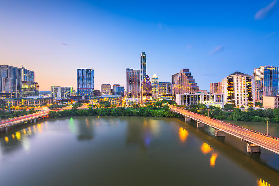 Austin Photograph - Austin, Texas, Usa Downtown City #2 by Sean Pavone