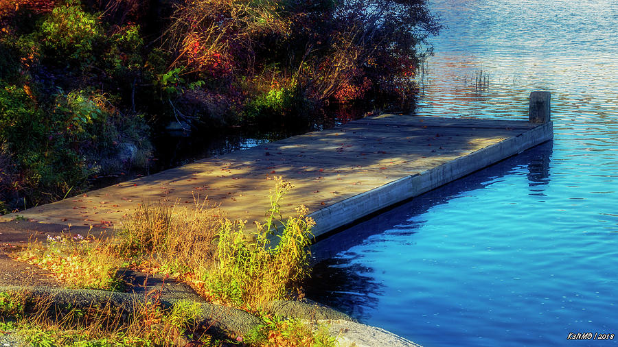 Autumn Colors in Kearney Lake #2 Digital Art by Ken Morris