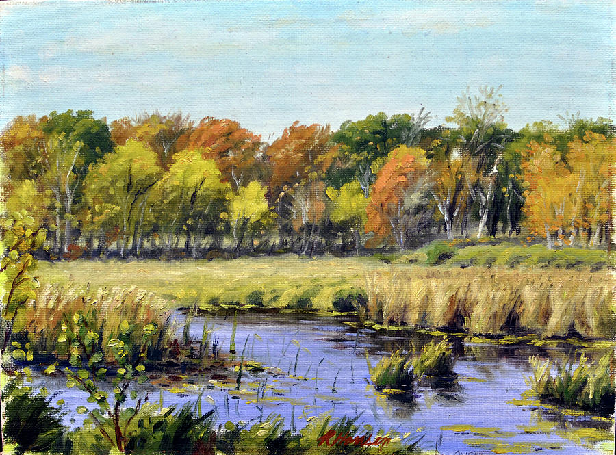 Autumn Colors Painting by Rick Hansen
