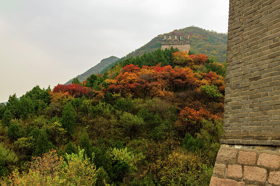 Autumn, Great Wall of China #2 Photograph by Aashish Vaidya